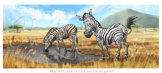 cheekybucket,zebra,wallart